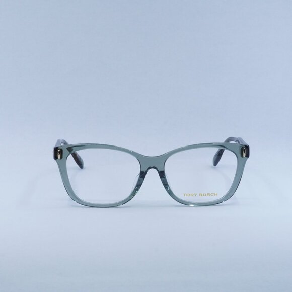 🕶️ New Tory Burch TY2136U 1941 Eyeglasses - Transparent Sage Frame - Picture 2 of 10